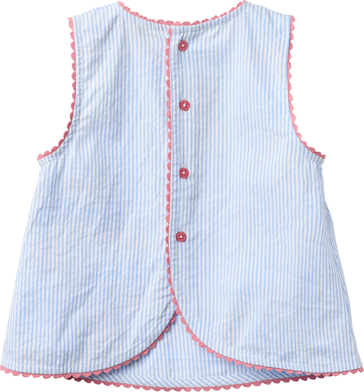 BÆK OG BØLGE DECO SET - SKY BLUE W CREAM STRIPE