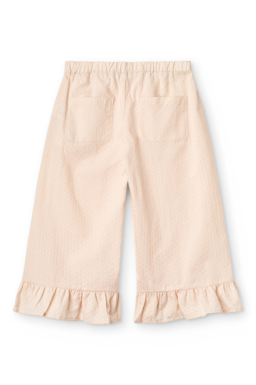 Bukser m. flæse i 3/4 længde - Dusty Rose