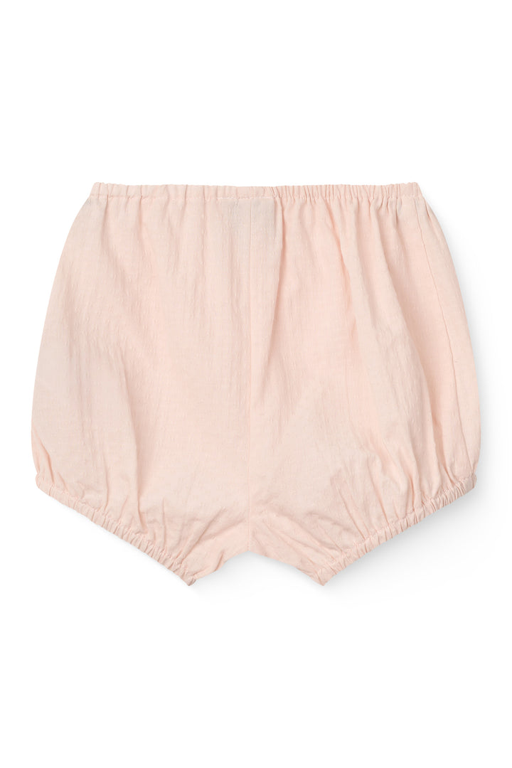 BLUSE OG BLOOMERS BABYSET - DUSTY ROSE COMB.