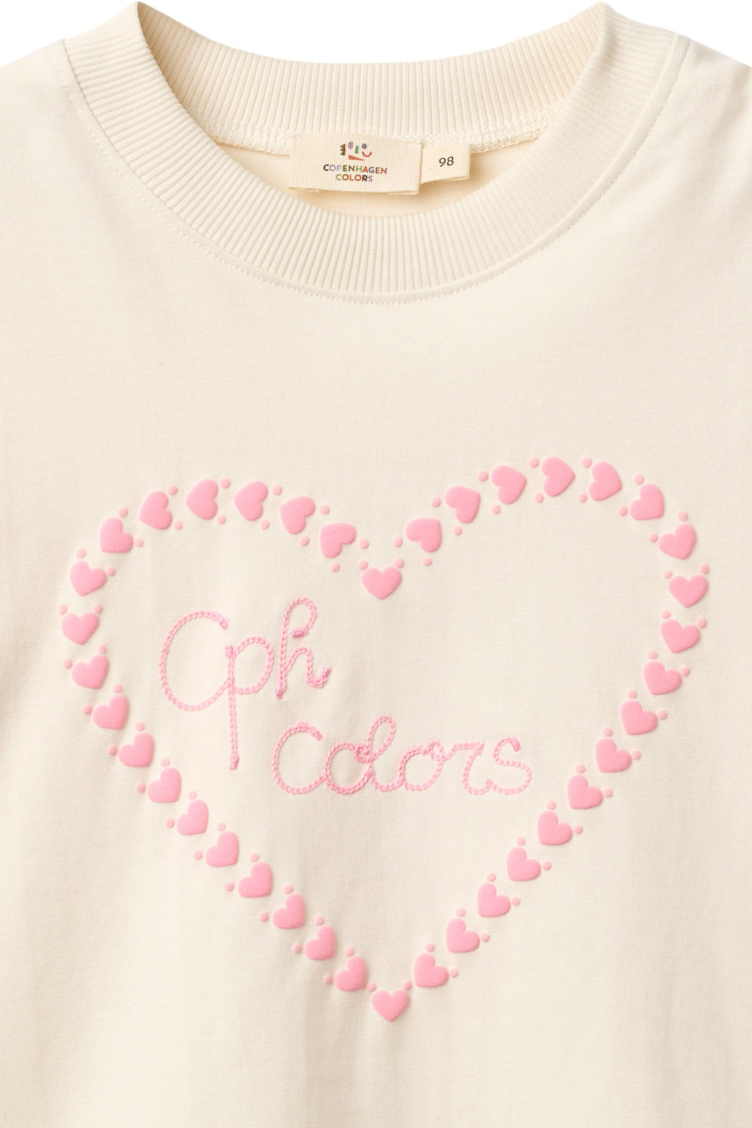 T-SHIRT M. BRODERI - CREAM COMB.