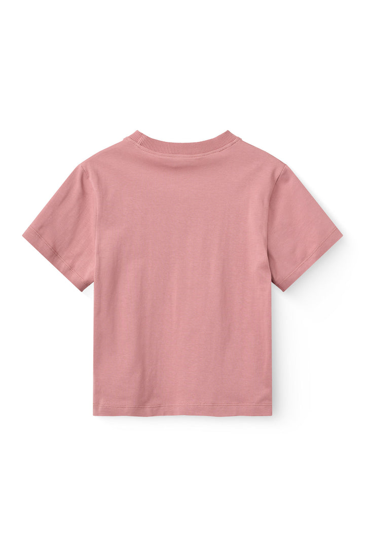T-Shirt m. Broderi - Winter Rose