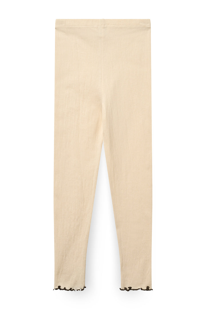 Crepe Leggings - BEIGE COMB