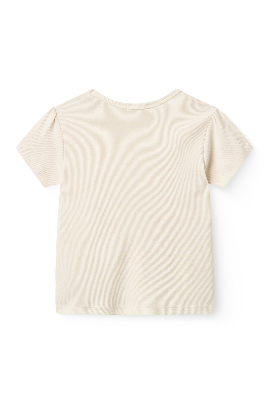 MODAL RIB T-SHIRT - CREAM