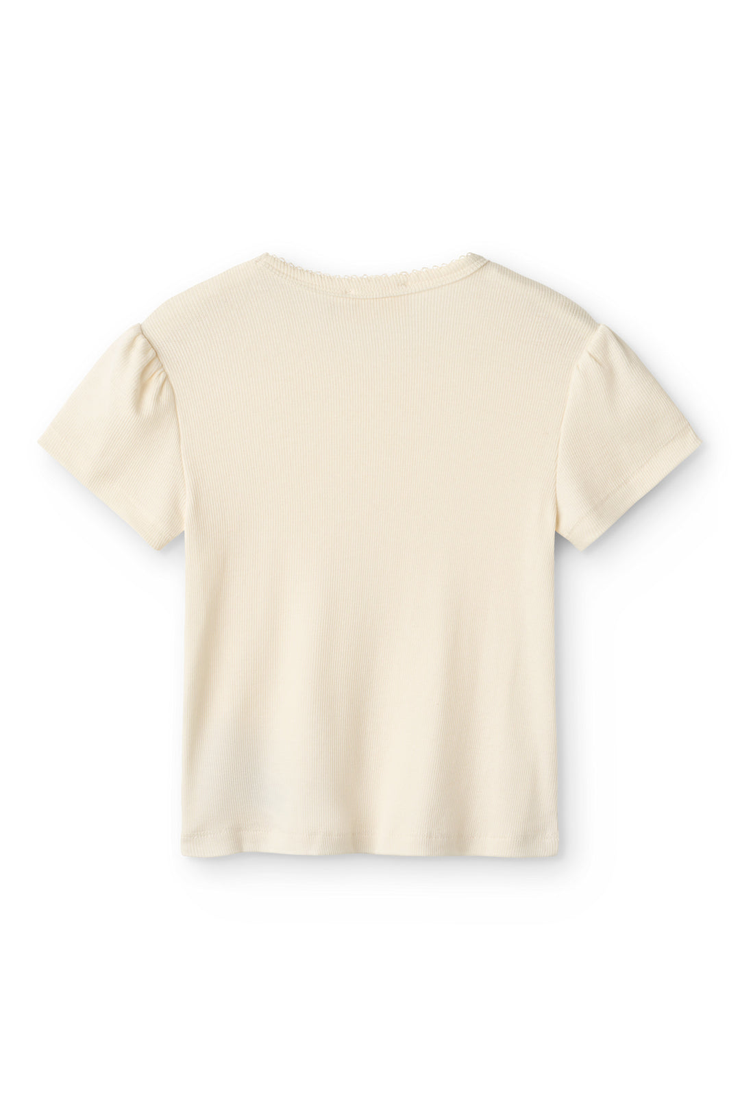 Modal Rib T-Shirt - Cream