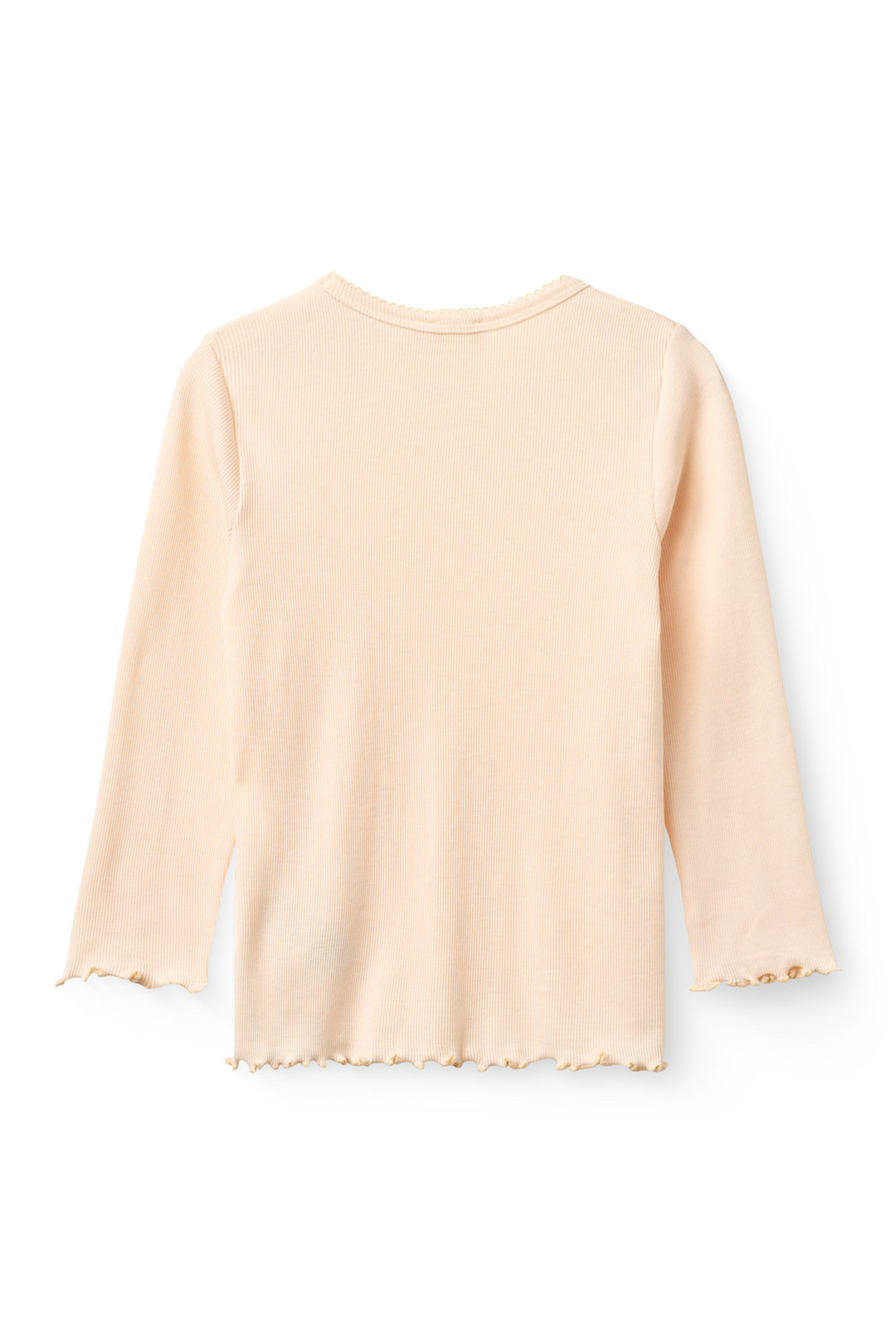 MODAL RIB LS TEE W. PICOT - DUSTY ROSE
