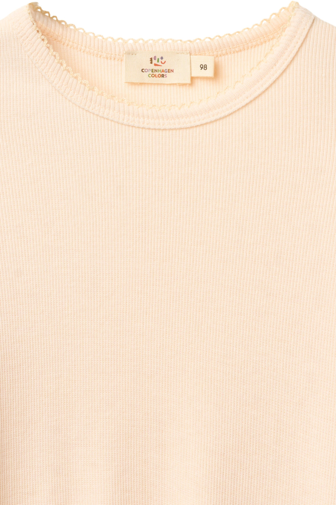 MODAL RIB LS TEE W. PICOT - DUSTY ROSE