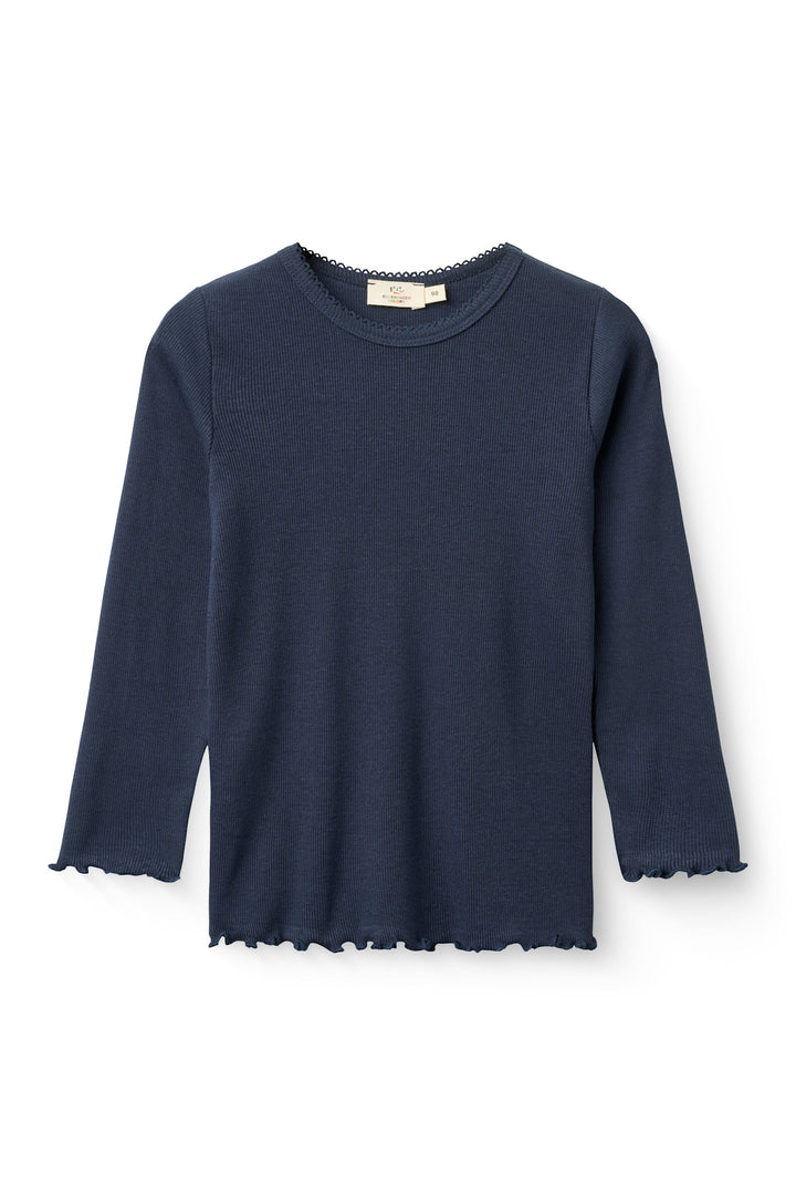 MODAL RIB LS TEE W. PICOT - NAVY