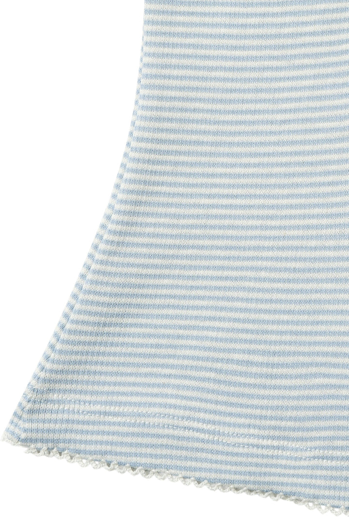 STRIBET MODAL TROMPET BUKS - DUSTY BLUE STRIPE