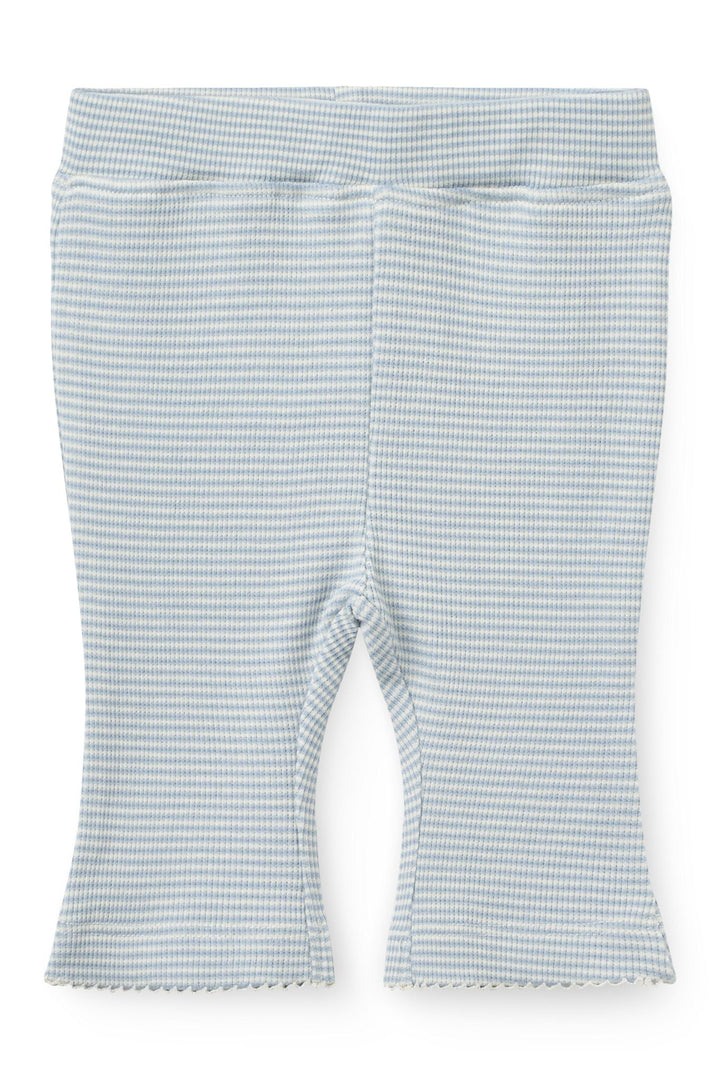 STRIBET MODAL TROMPET BUKS - DUSTY BLUE STRIPE