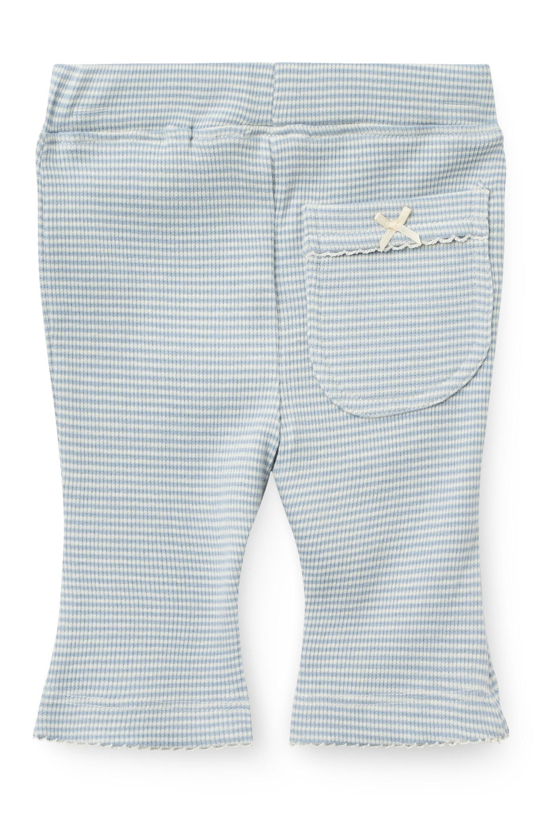 STRIBET MODAL TROMPET BUKS - DUSTY BLUE STRIPE