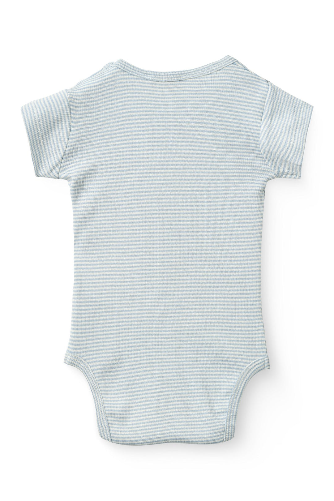 STRIBET MODAB RIB SS BODY - DUSTY BLUE STRIPE