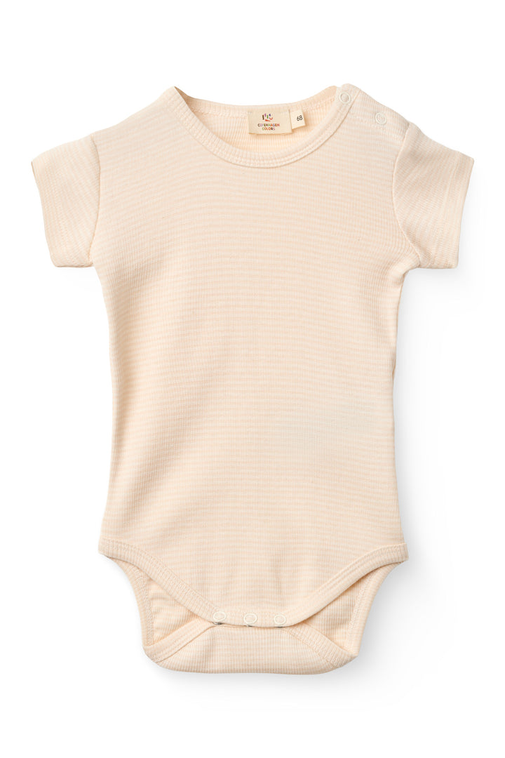 STRIBET MODAB RIB SS BODY - DUSTY ROSE STRIPE