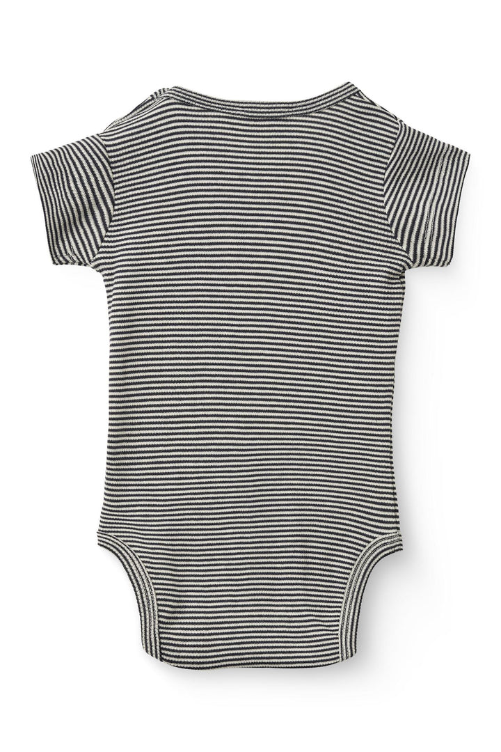 STRIBET MODAB RIB SS BODY - NAVY STRIPE