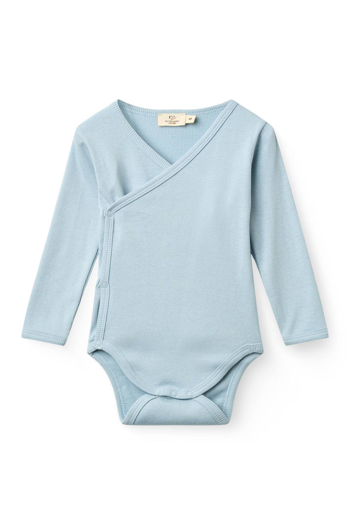 MODAB RIB BODY LS - DUSTY BLUE