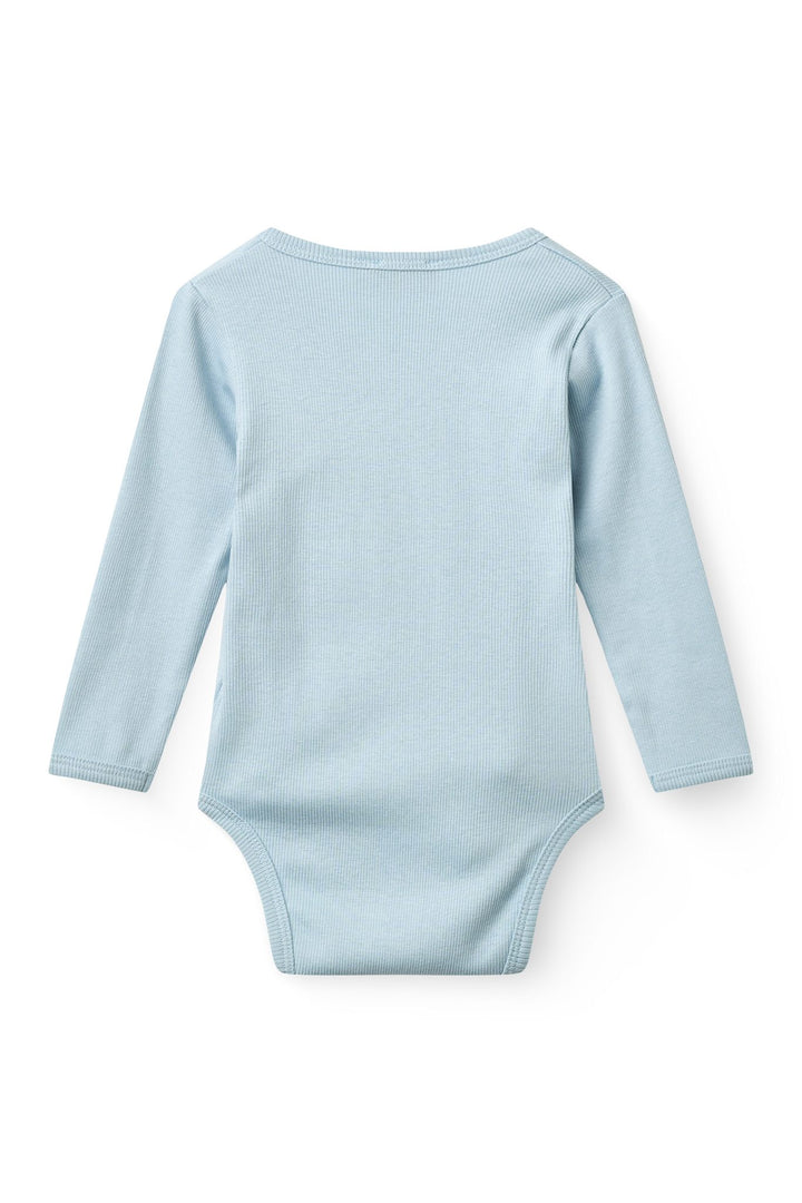 MODAB RIB BODY LS - DUSTY BLUE