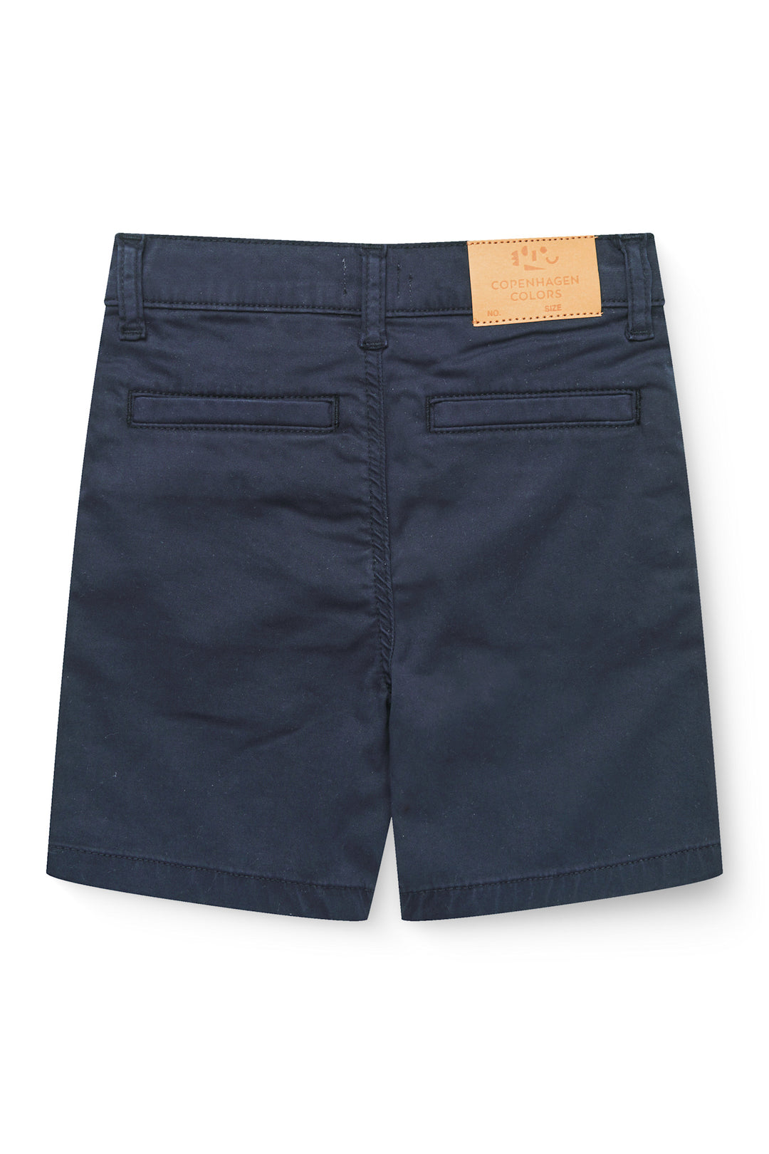 TWILL SHORTS MED OPLÆG - NAVY