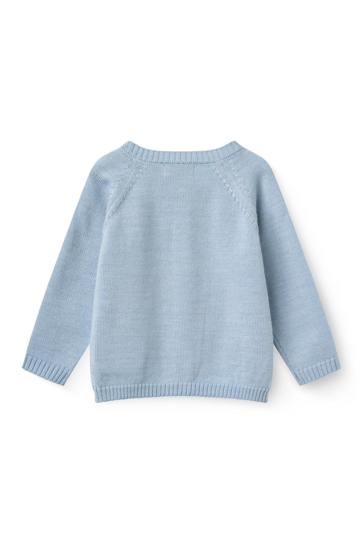 Merino Klassisk Sæt - Dusty Blue
