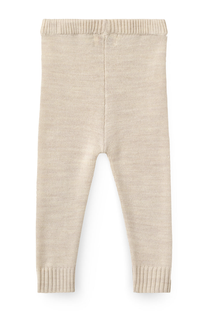 Merino Klassisk Sæt - Pale Cream Melange