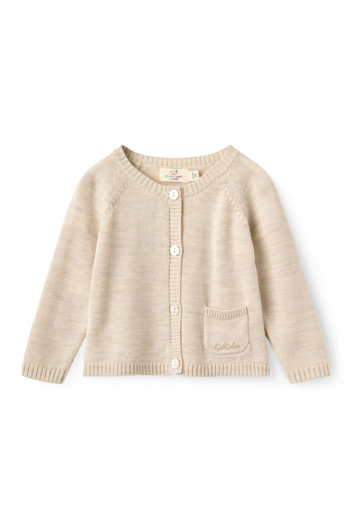 Merino Klassisk Sæt - Pale Cream Melange