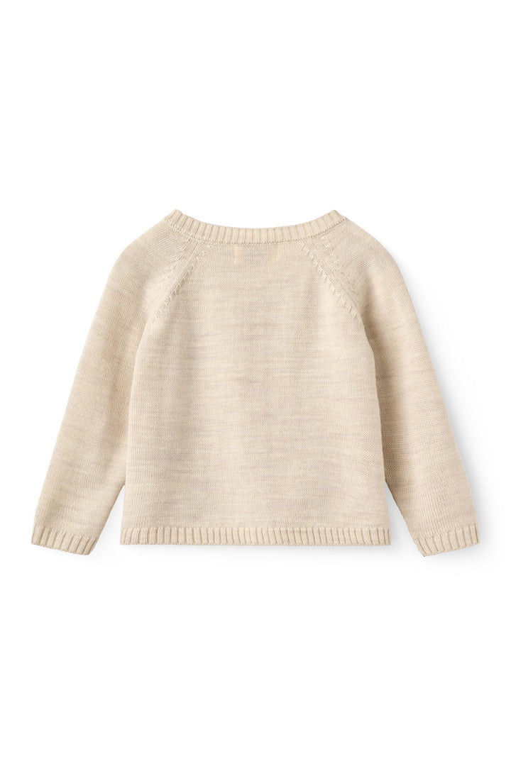 Merino Klassisk Sæt - Pale Cream Melange