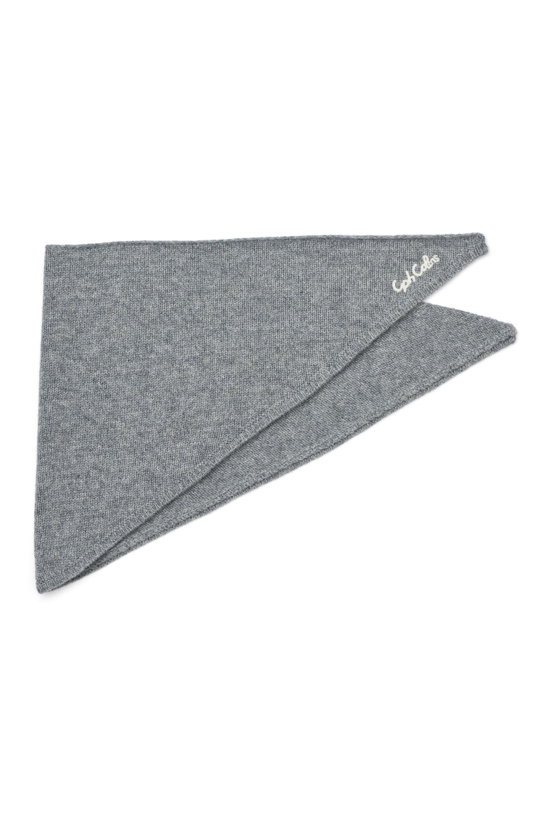 Cashmere Tørklæde - Grey Melange Comb.