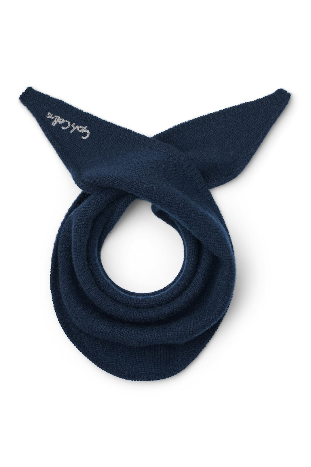 Cashmere Tørklæde - Navy Comb.