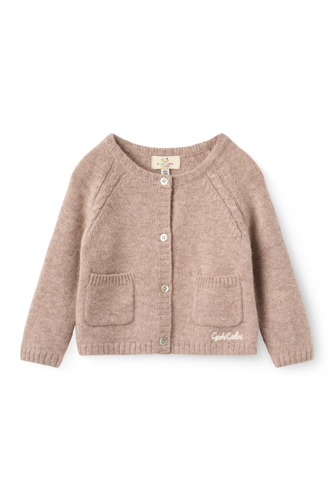 Cashmere Klassisk Baby Cardigan - Beige
