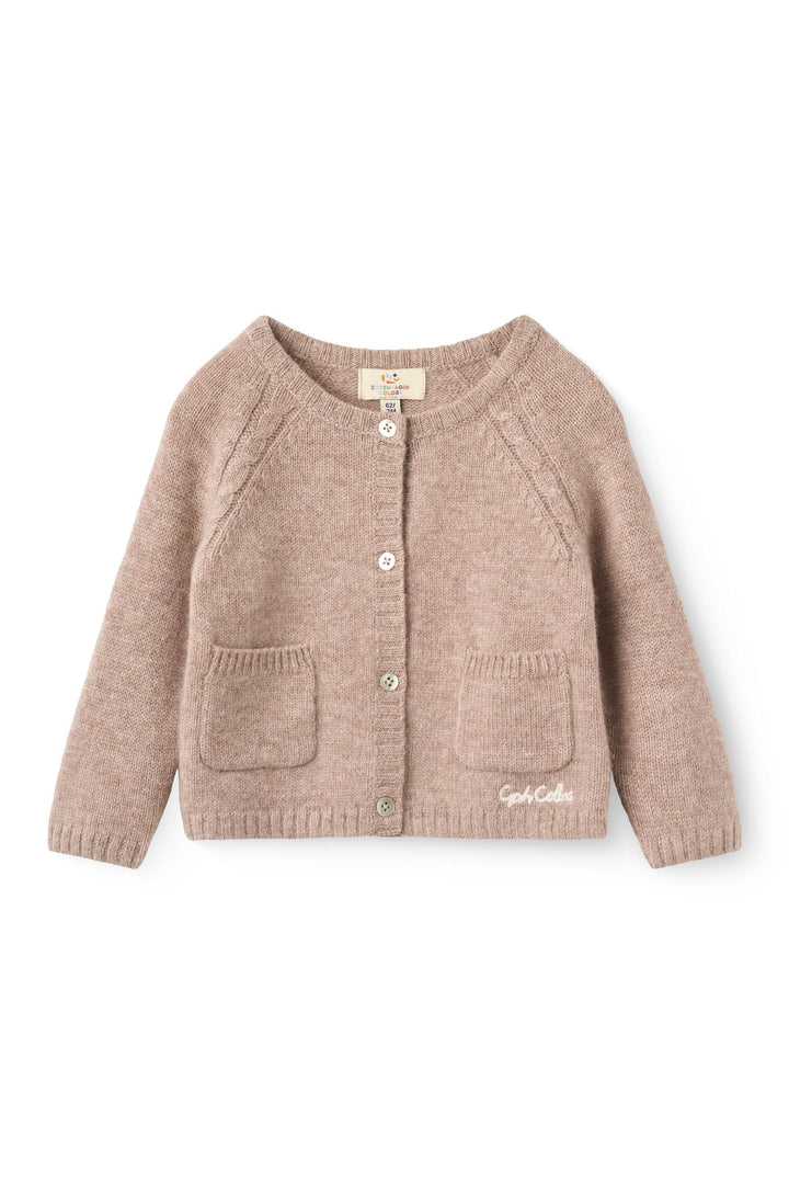 Cashmere Klassisk Baby Cardigan - Beige