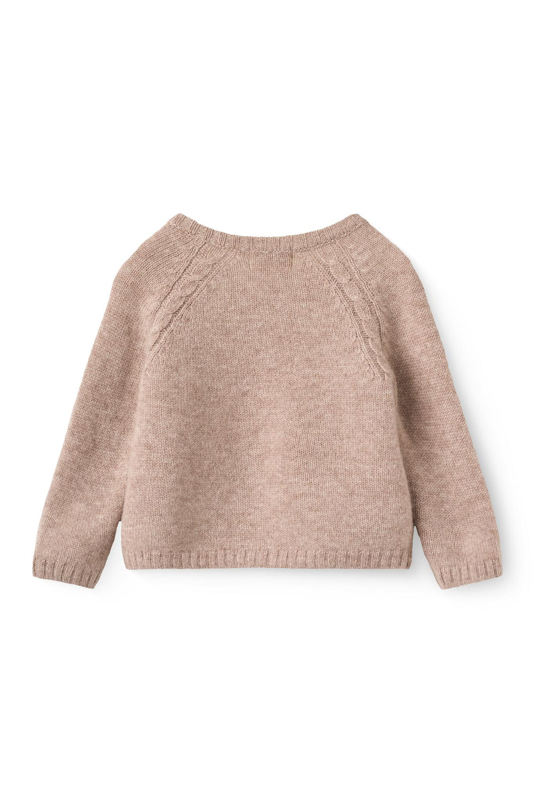 Cashmere Klassisk Baby Cardigan - Beige
