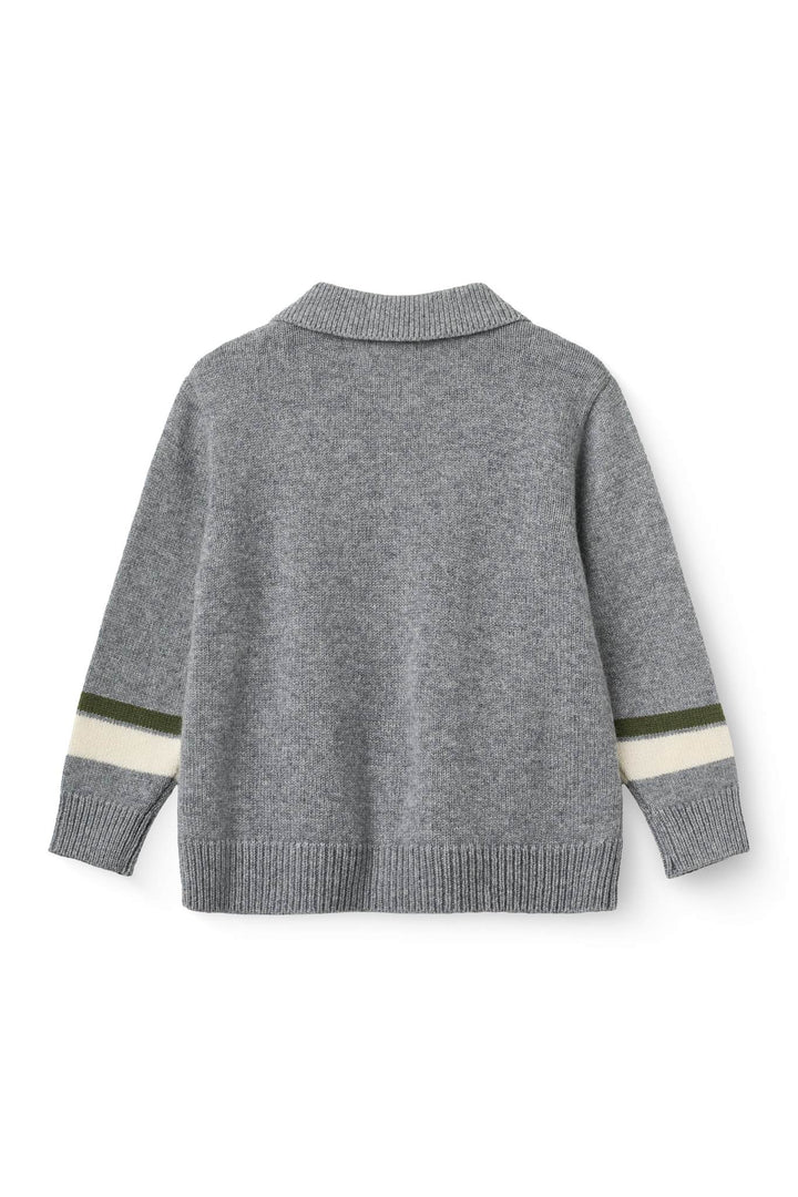 Cashmere Cardigan - Grey Melange Comb.