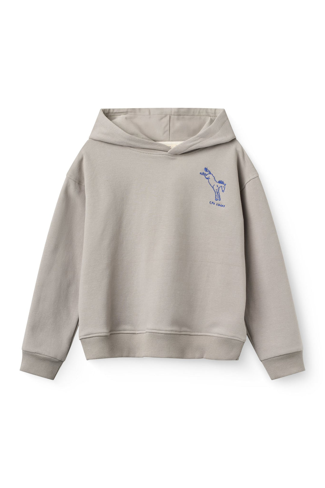 Sweat Shirt m. Hoodie - Grey