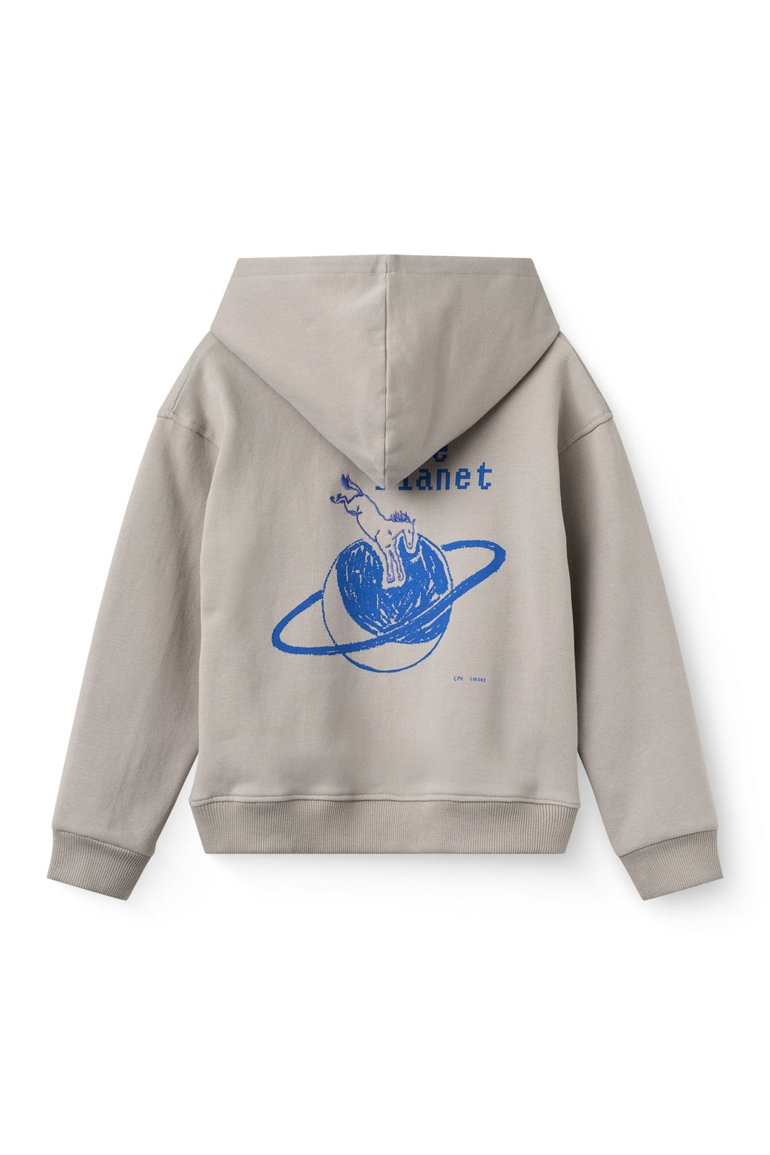 Sweat Shirt m. Hoodie - Grey