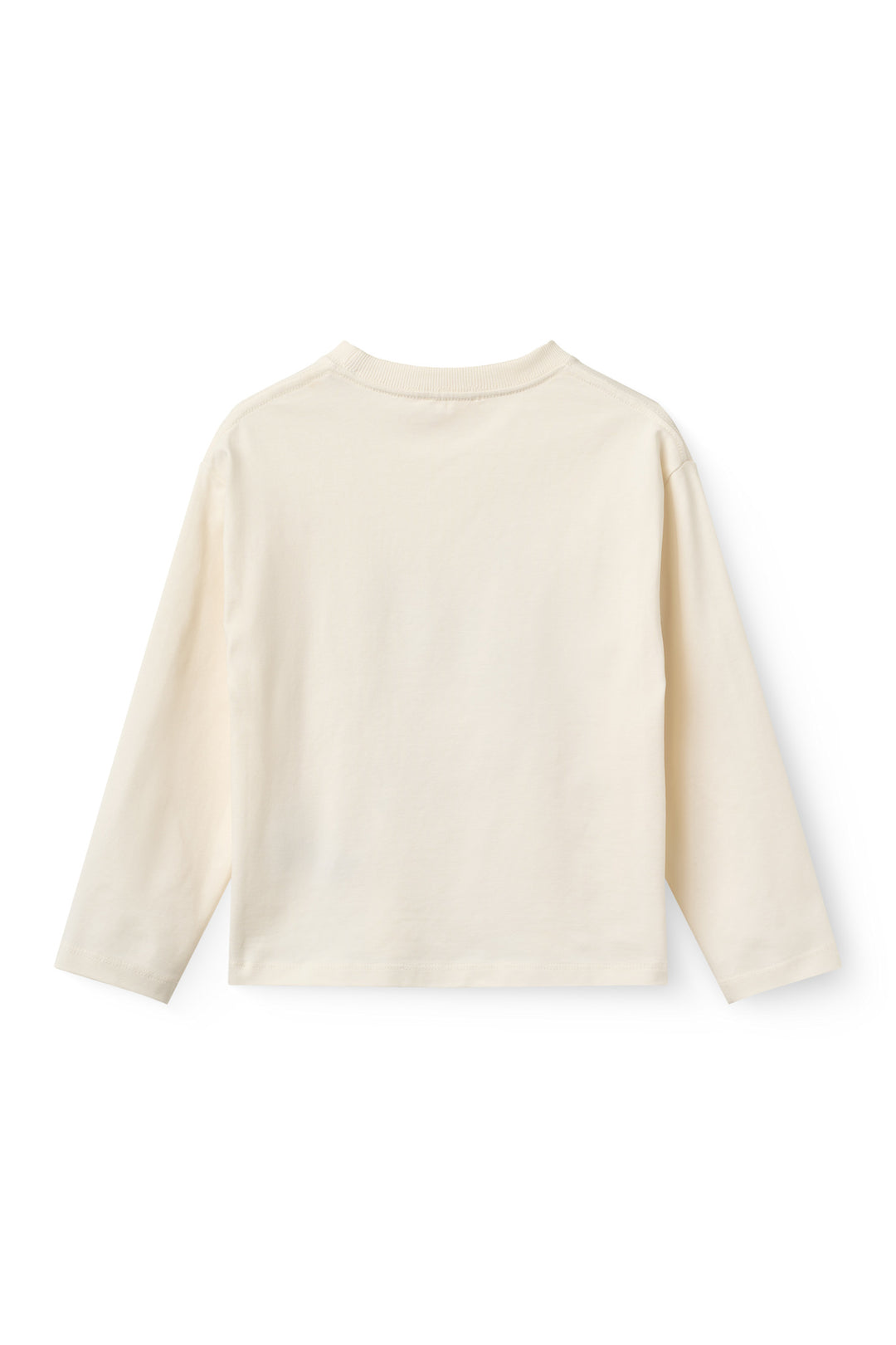 L/Æ T-Shrt m. Print - White