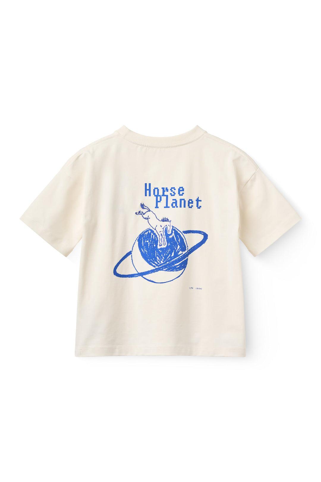 T-shirt m. print - WHITE