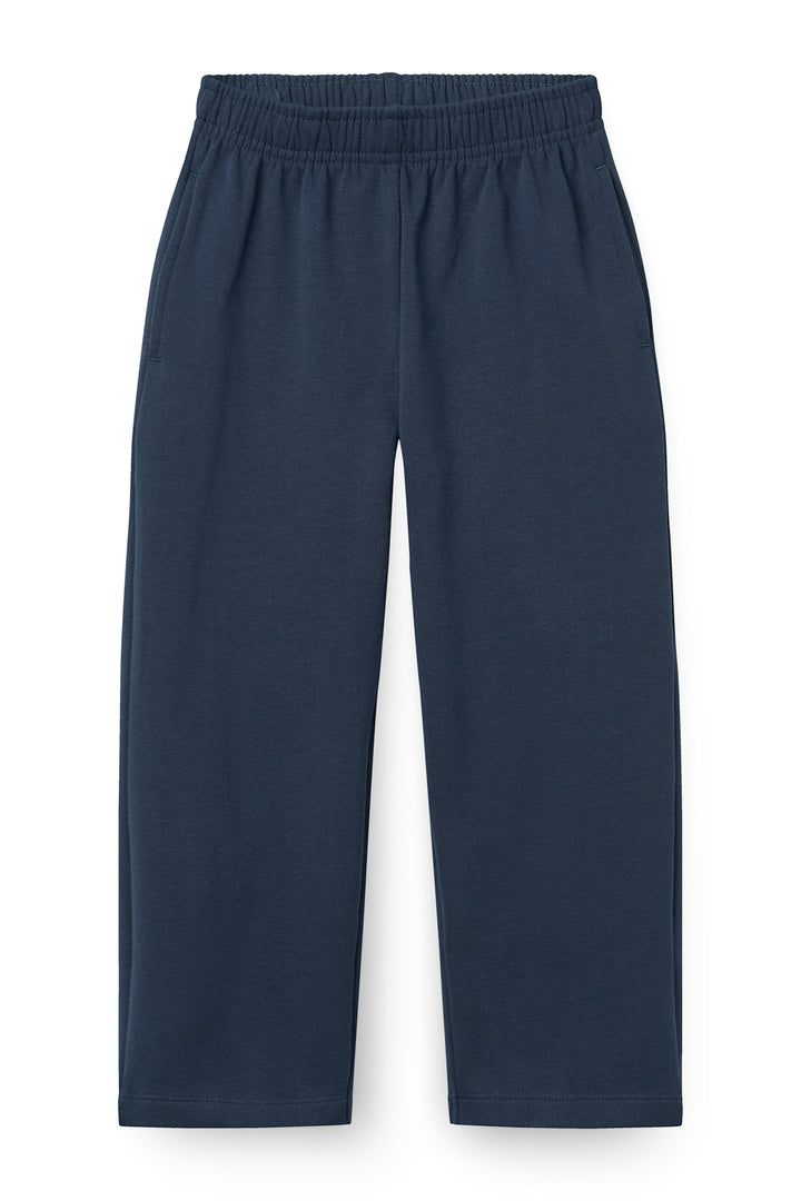 Sweat Bukser m. Baggy Wide Fit - Navy