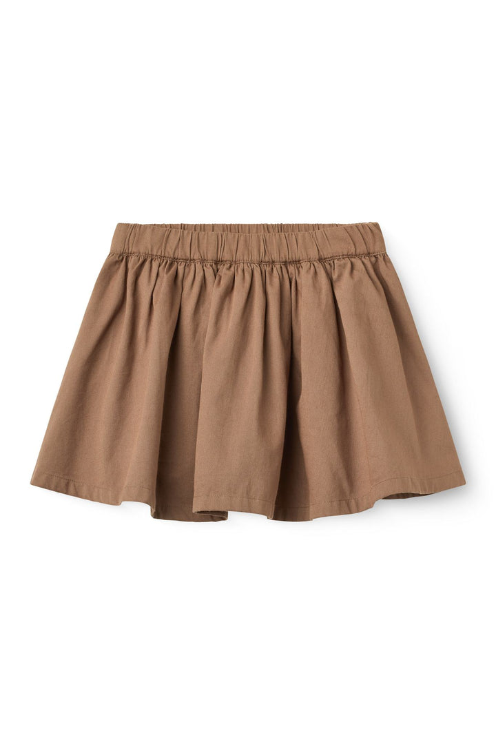Twill nederdel - Walnut