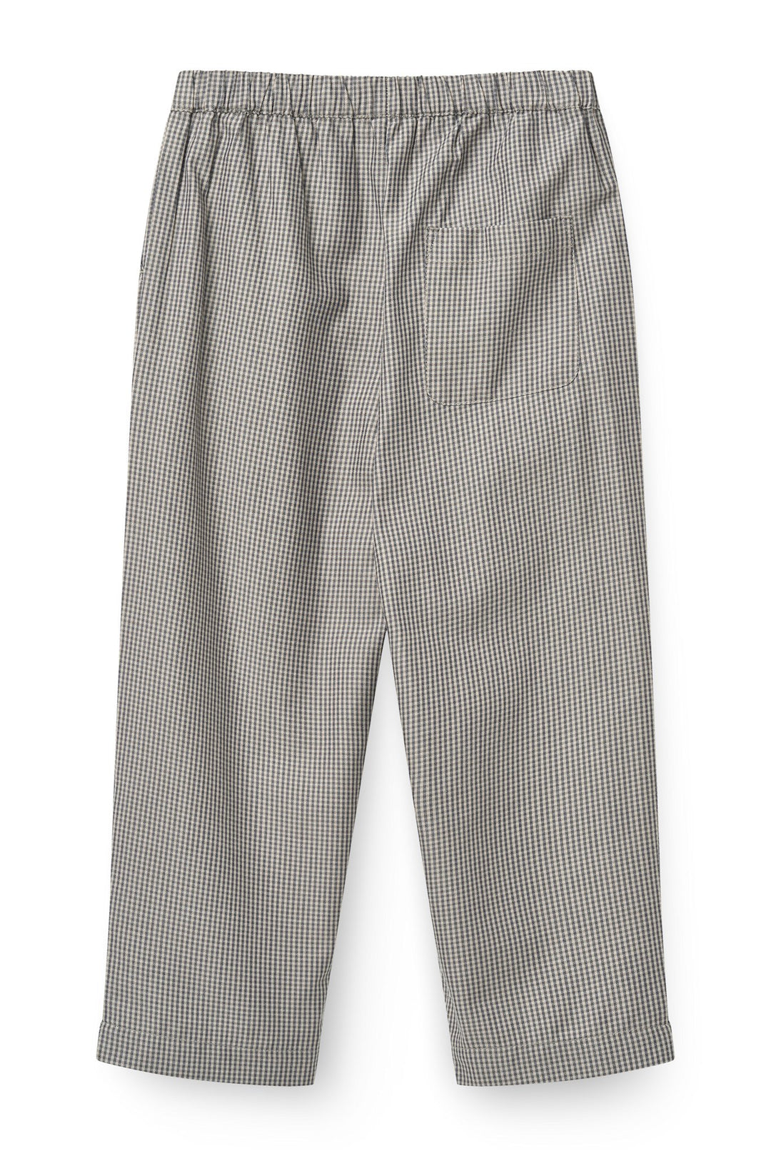Ternet Bukser m. Skrålommer - Grey Check Comb.