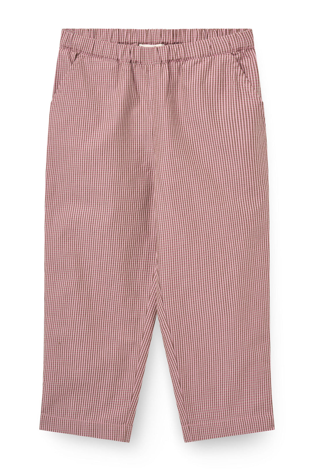 Ternet Bukser m. Skrålommer - Winter Rose Check Comb.