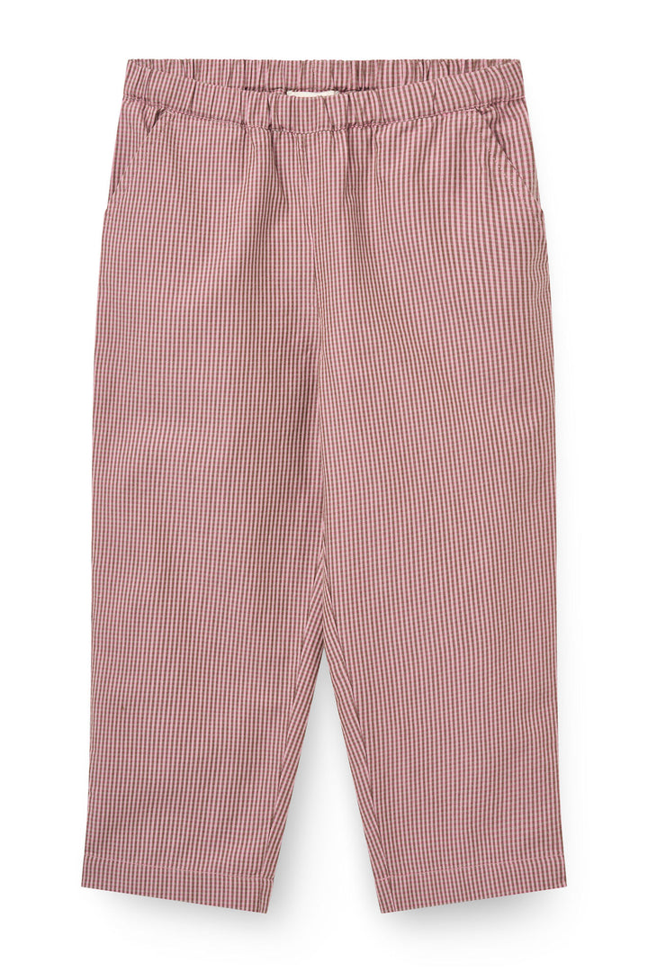 Ternet Bukser m. Skrålommer - Winter Rose Check Comb.