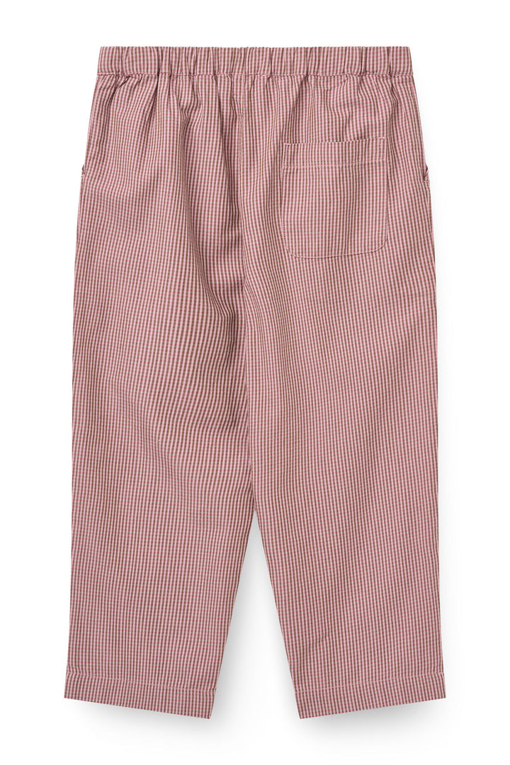 Ternet Bukser m. Skrålommer - Winter Rose Check Comb.