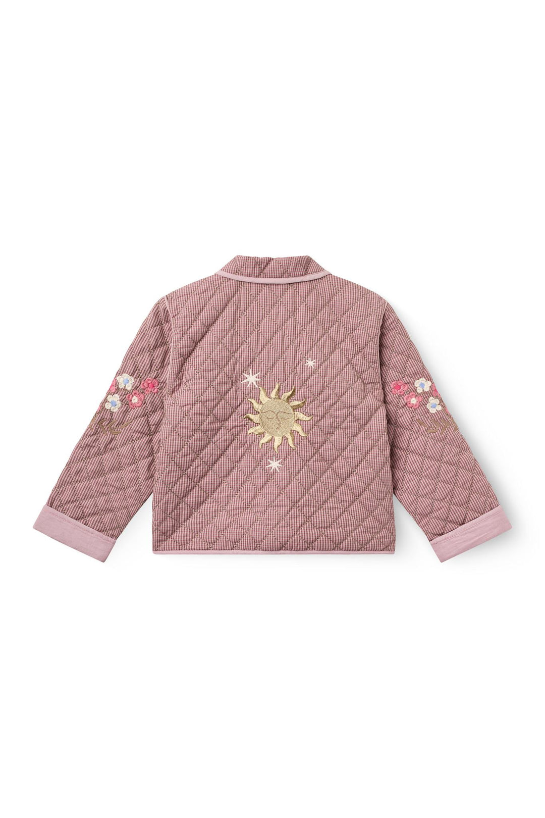Ternet Quiltjakke m. Broderi - Winter Rose Check Comb.