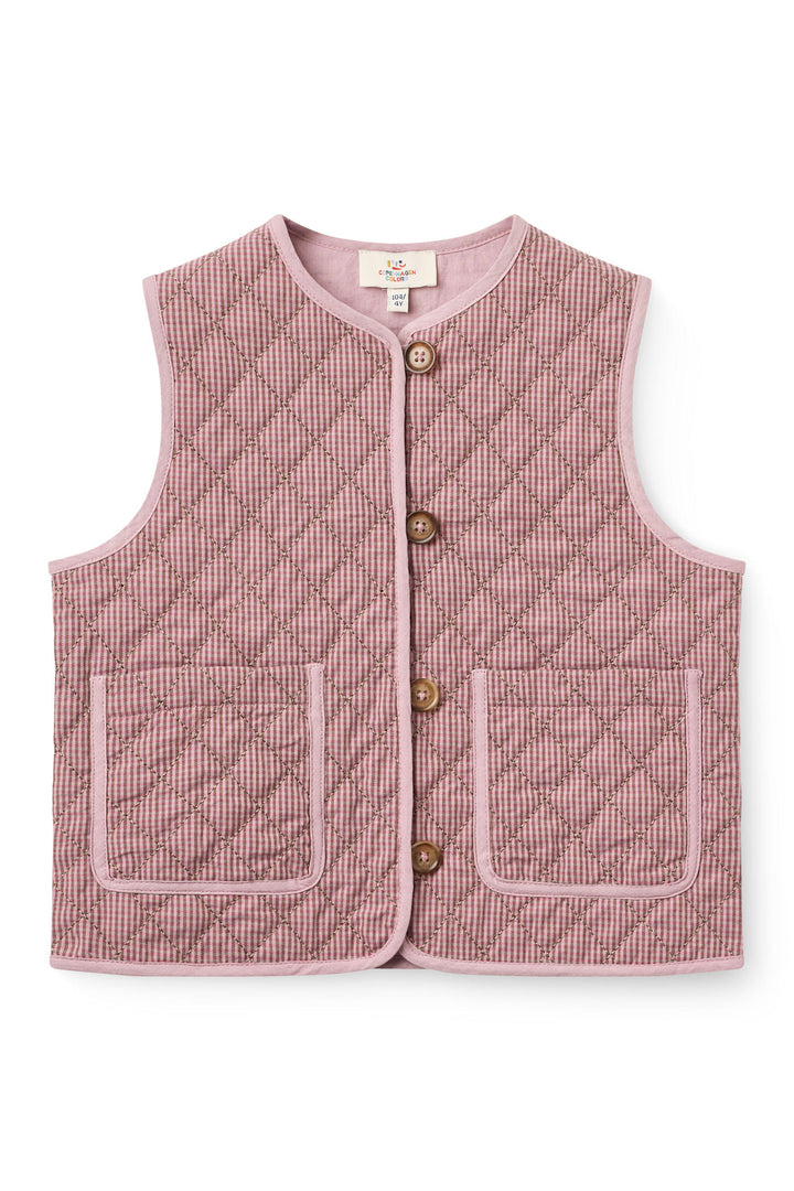 Ternet Quiltvest - Winter Rose Check Comb.