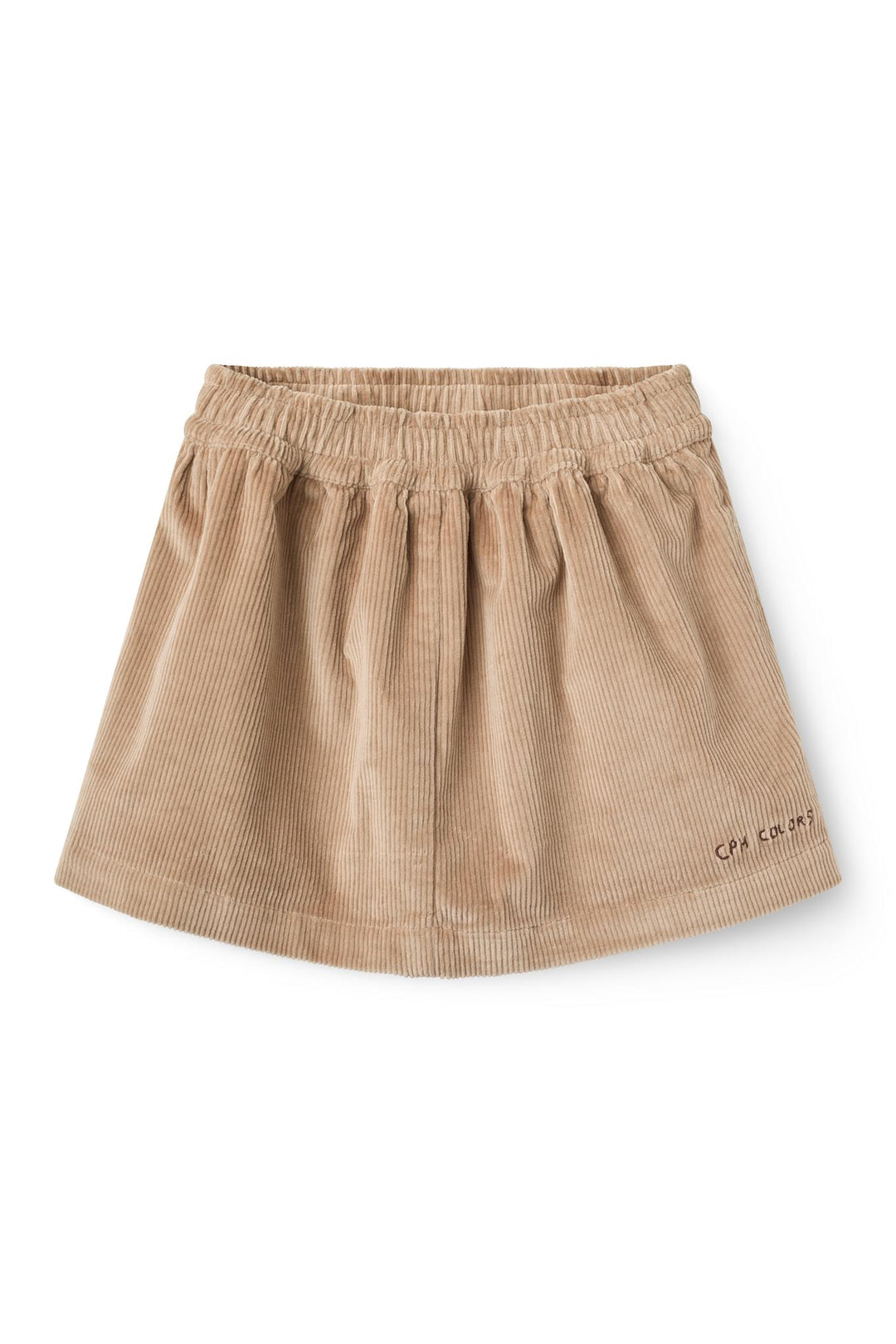 Fløjlsnederdel - Beige