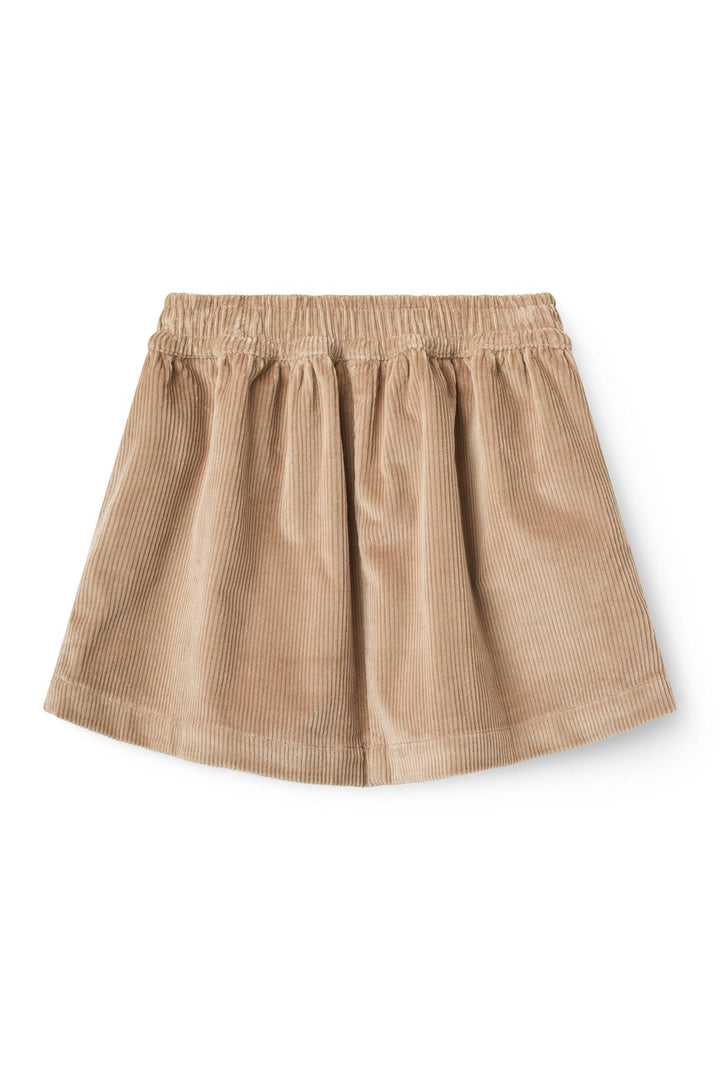 Fløjlsnederdel - Beige