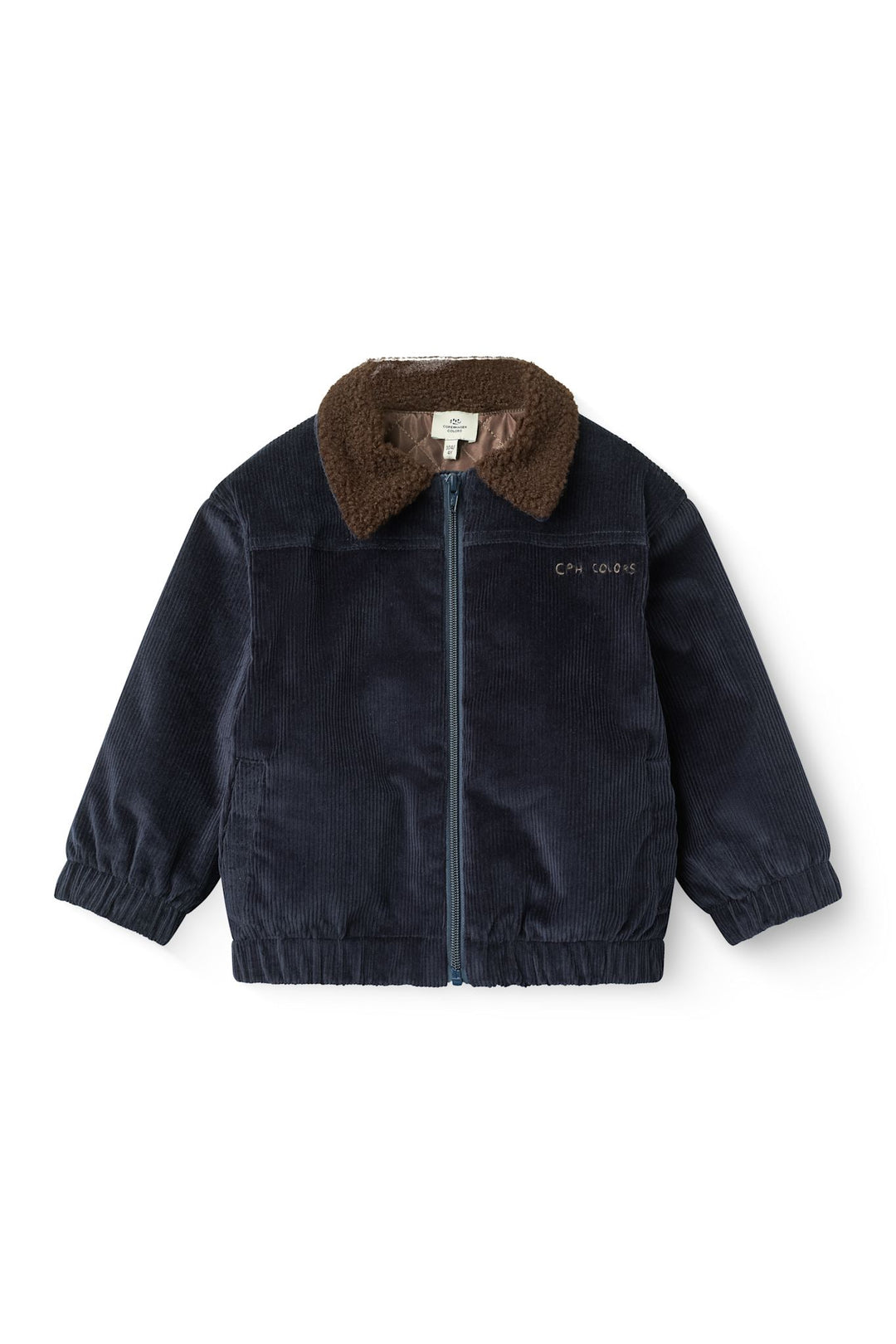 Fløjls Bomberjakke - Navy