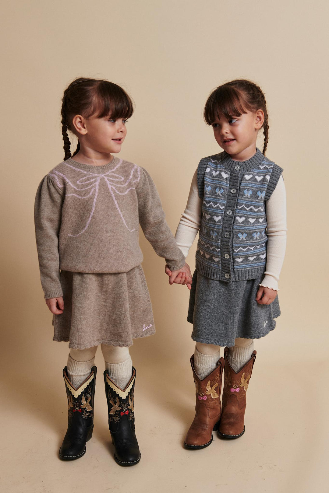 CASHMERE NEDERDEL M. BRODERI - GREY MEL