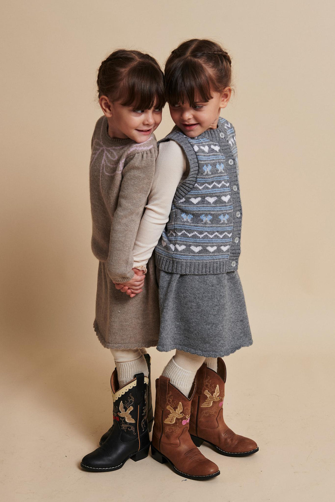 CASHMERE NEDERDEL M. BRODERI - GREY MEL