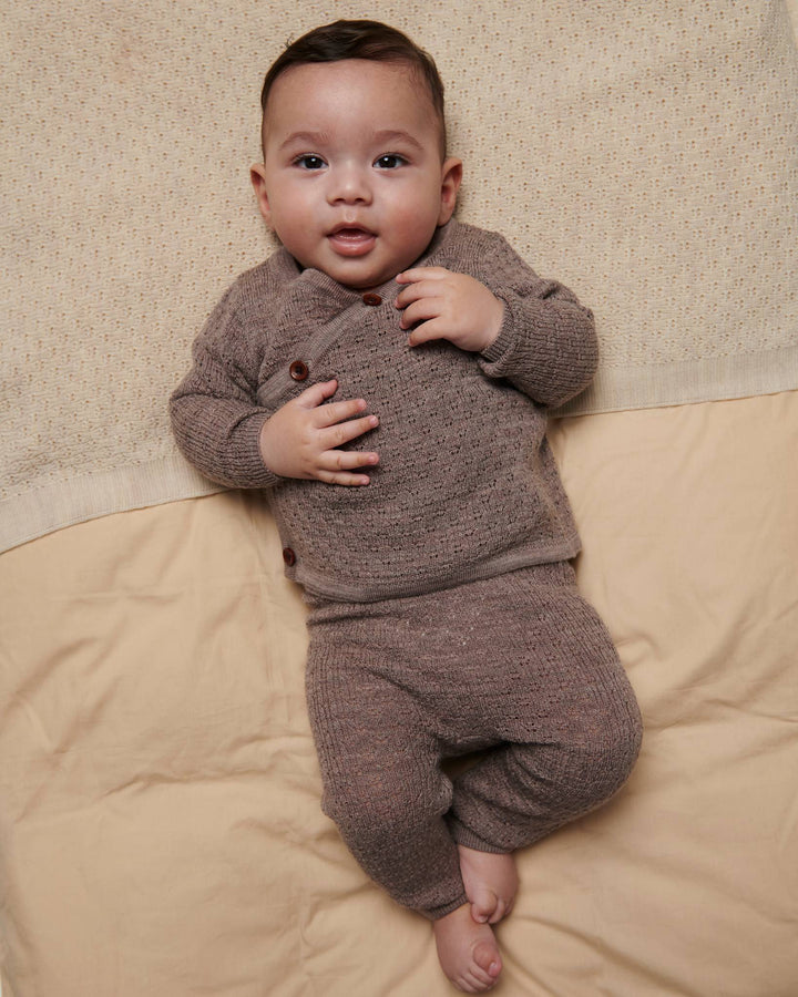 Merino Baby Bukser - NATURAL MELANGE