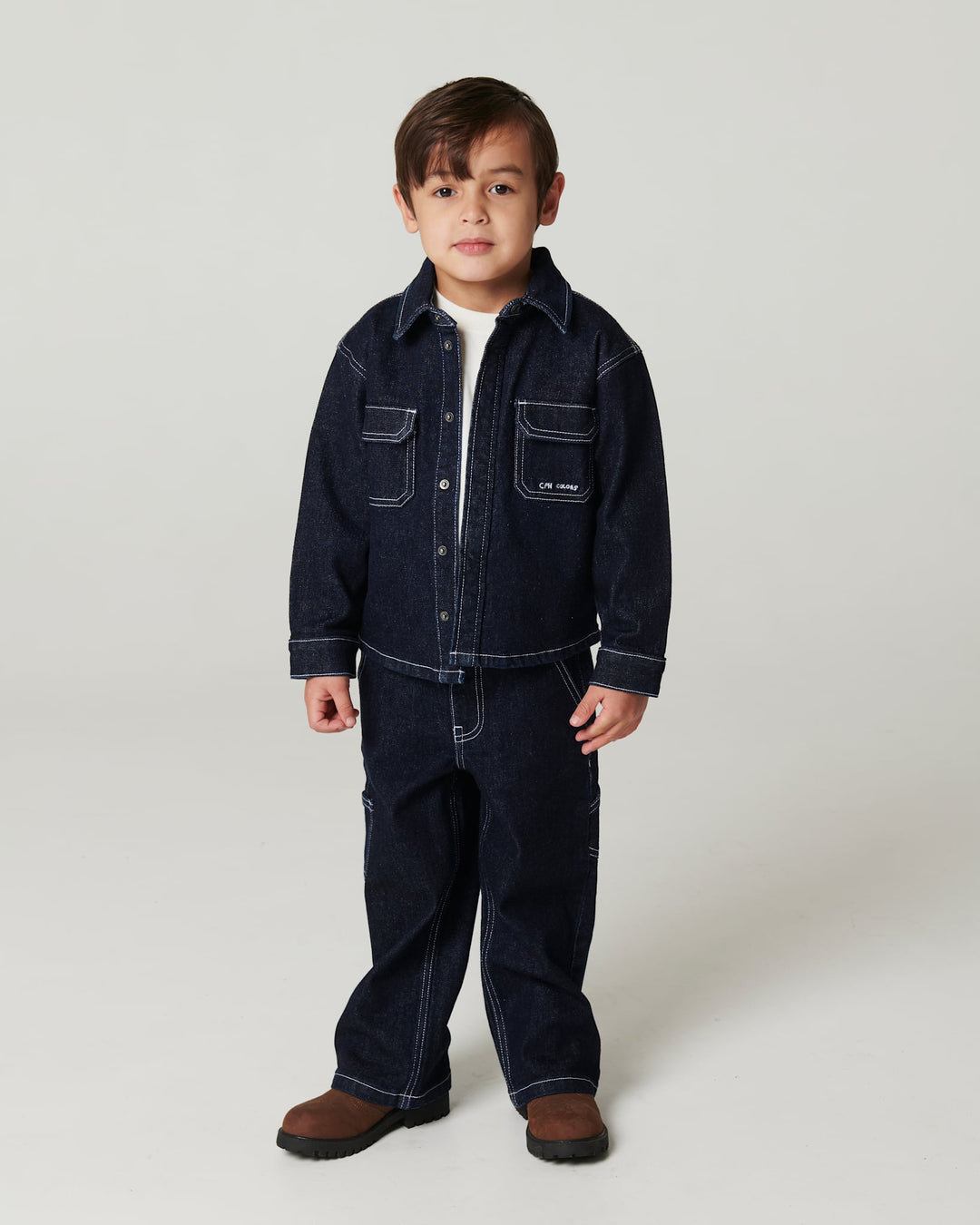Økologisk Denimskjorte Regular Fit - Raw Denim
