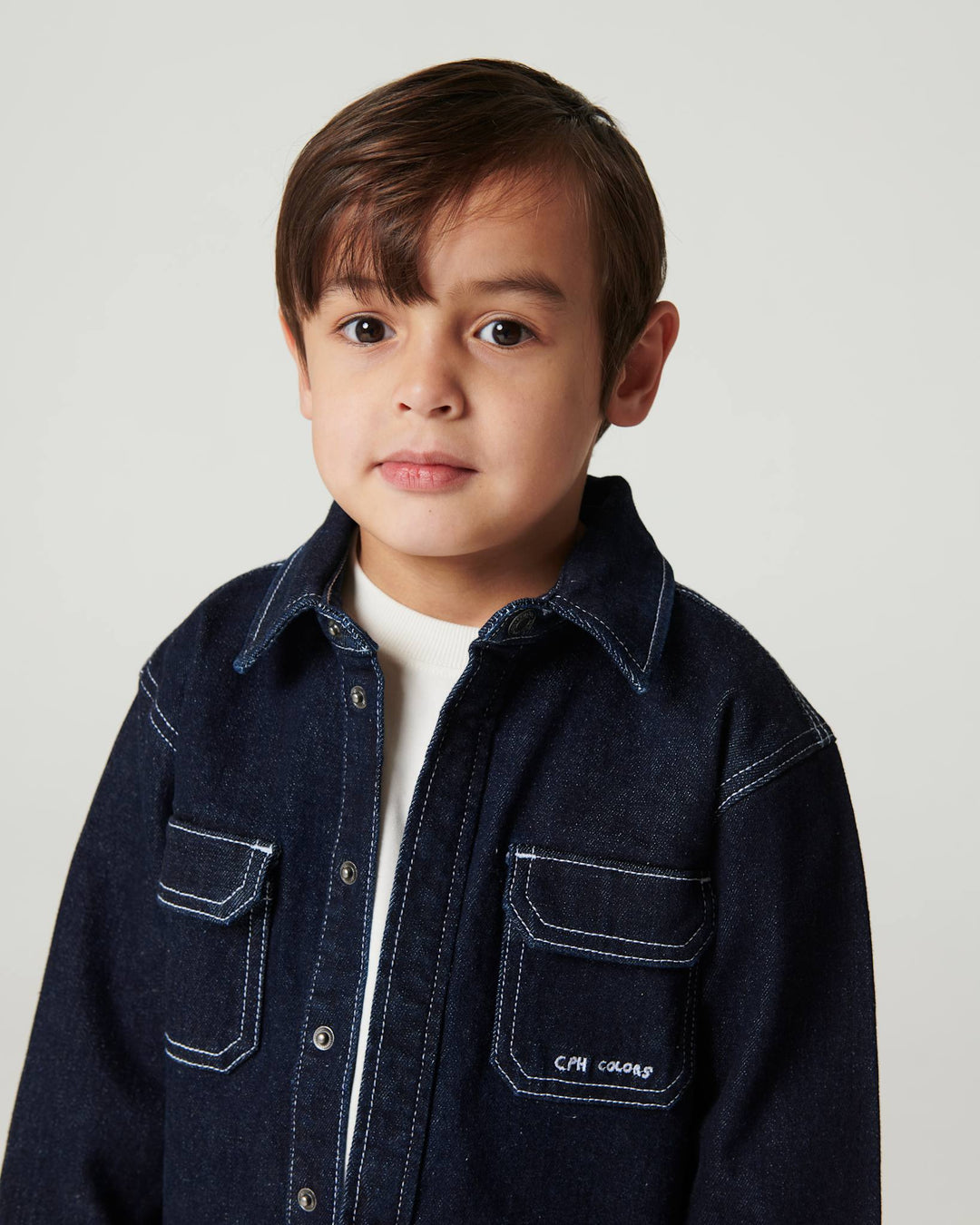 Økologisk Denimskjorte Regular Fit - Raw Denim